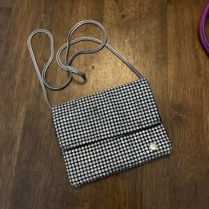 olga berg crystal clutch with straps